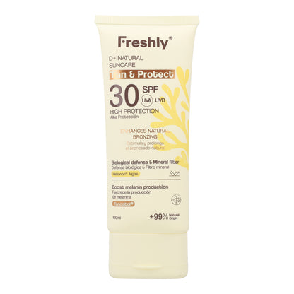 D+ Natural Suncare Tan &amp; Protect SPF30 100 ml