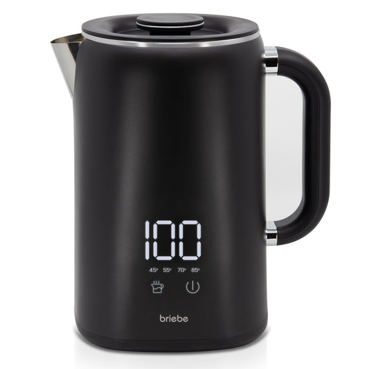 Briebe I-black Hervidor Agua Eléctrico 1,7lregulador De Temperatura Digital 45°c A 100°c, Libre De Bpa, Kt1175blk_0