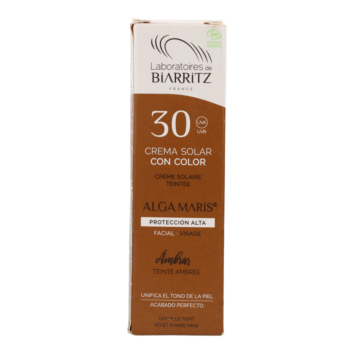 Crema facial color amber spf30 Biarritz