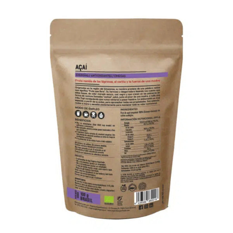 Açaí Liofilizado Bio Do Brasil 100g - Orgánica Superfoods_1