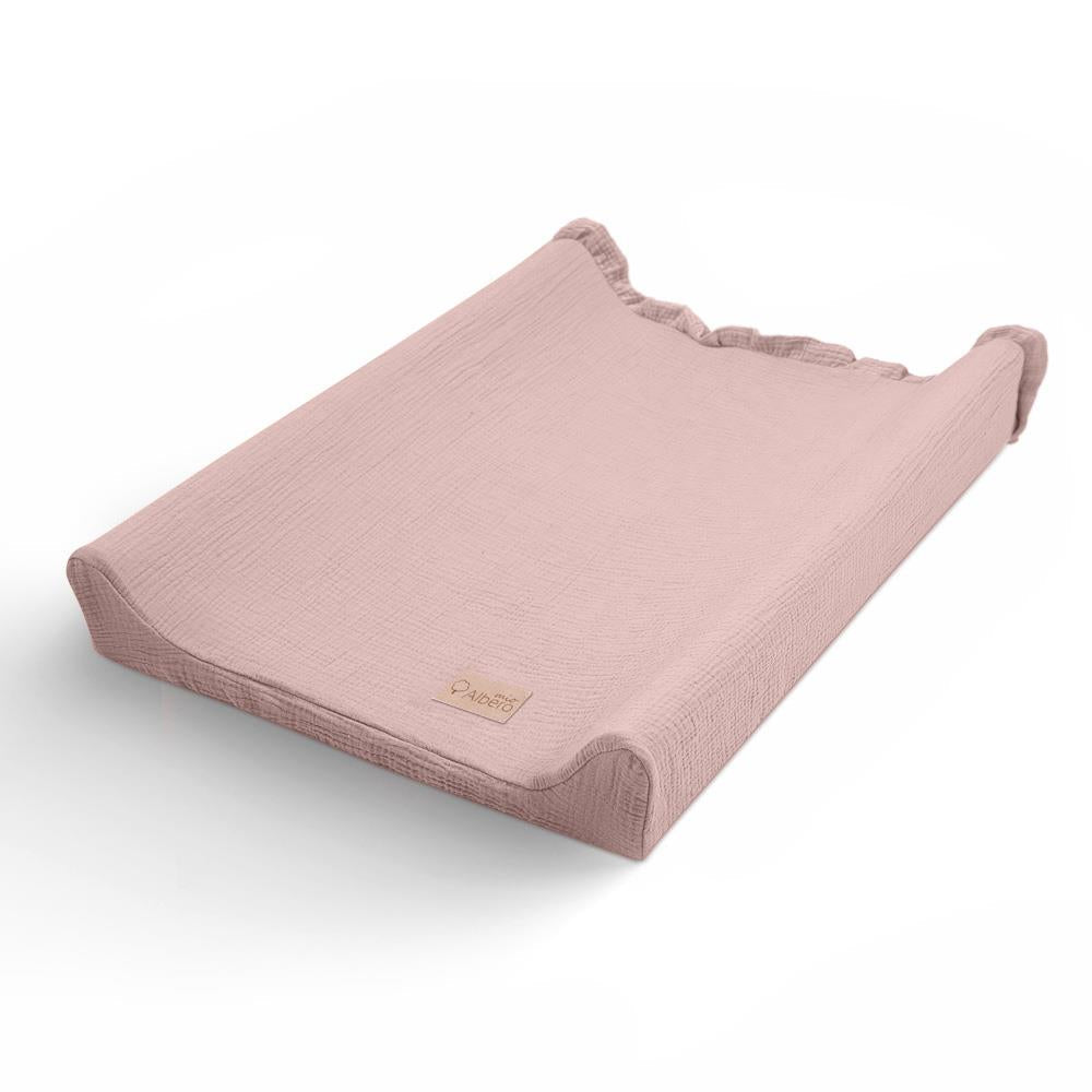 Funda De Cambiador Muselia Algodón 100% Cotton Color Rosa_1