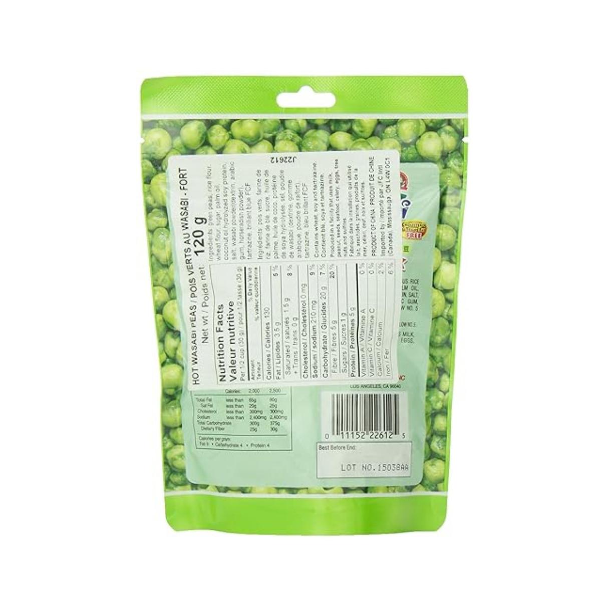 Guisantes verdes con wasabi Khao Shong 120 g