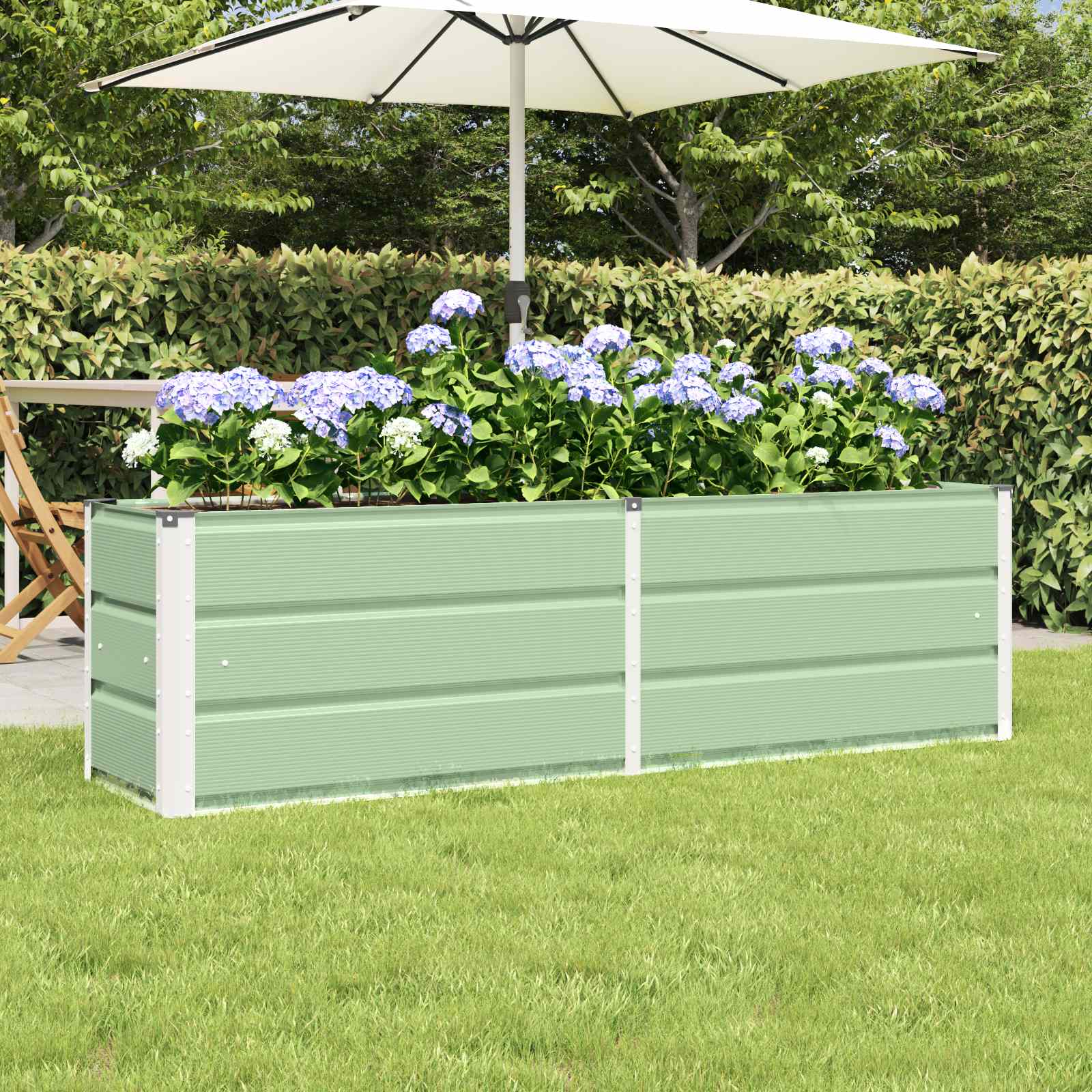 Jardinera Verde 160 X 40 X 45 Cm Acero_1