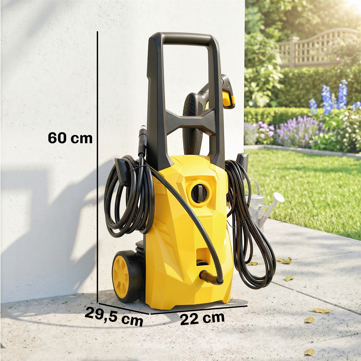 Hidrolimpiadora A Presión Outsunny Pp, Cobre Amarillo 29.5x22x60 Cm_2