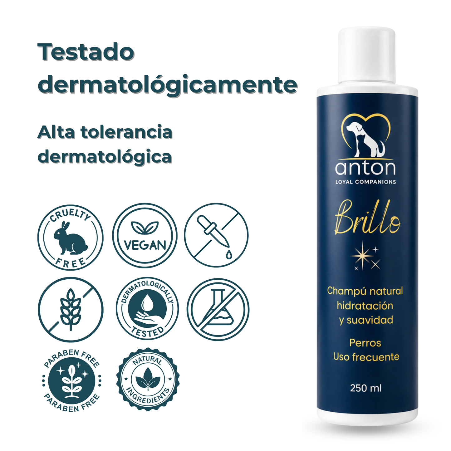 Champú natural para el cuidado del pelaje de perros – Pack 2 x 250 ml_5