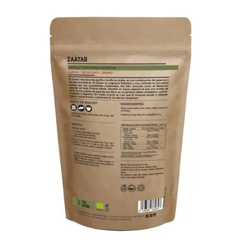Zaatar Bio 125g - Orgánica Superfoods_1