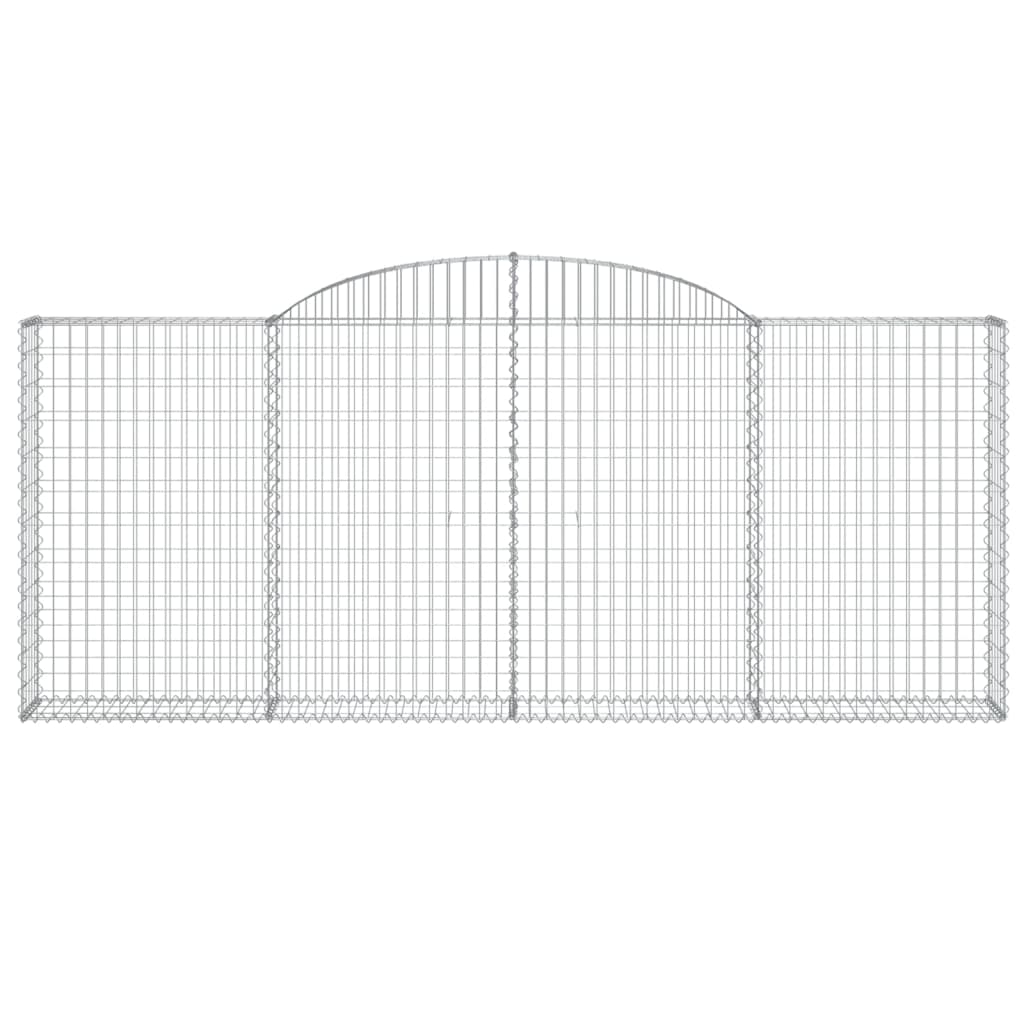Cestas Gaviones 30 Uds Forma De Arco Hierro 300x30x120/140 Cm_3