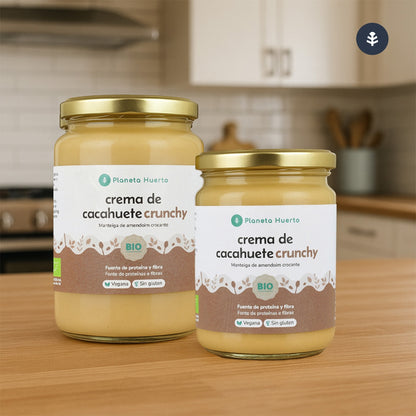 Crema de Cacahuete Crunchy ECO Planeta Huerto 700g