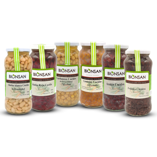 Pack 6 Legumbres Cocidas 400gr Eco Bionsan_0