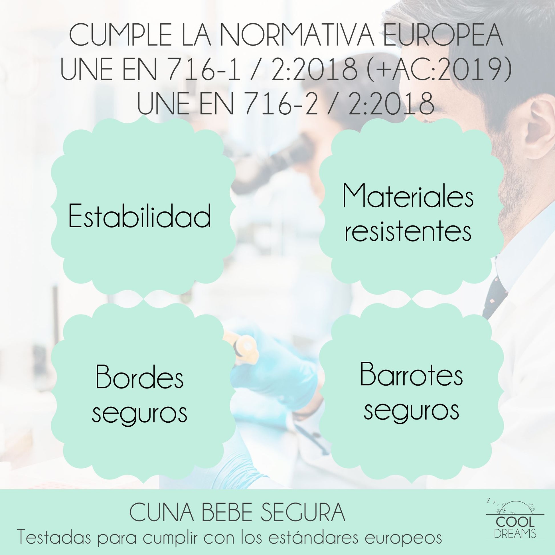 Cuna Colecho De Bebé Indi Estilo Nórdico Infantil 120x60cm Con Colecho, Colchón Morfeo, 4 Ruedas Y Sábanas De Algodón_5