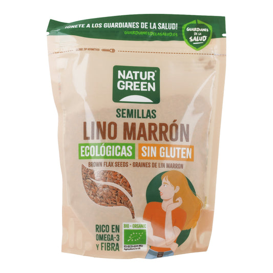 Lino Marrón Bio NaturGreen 225 g