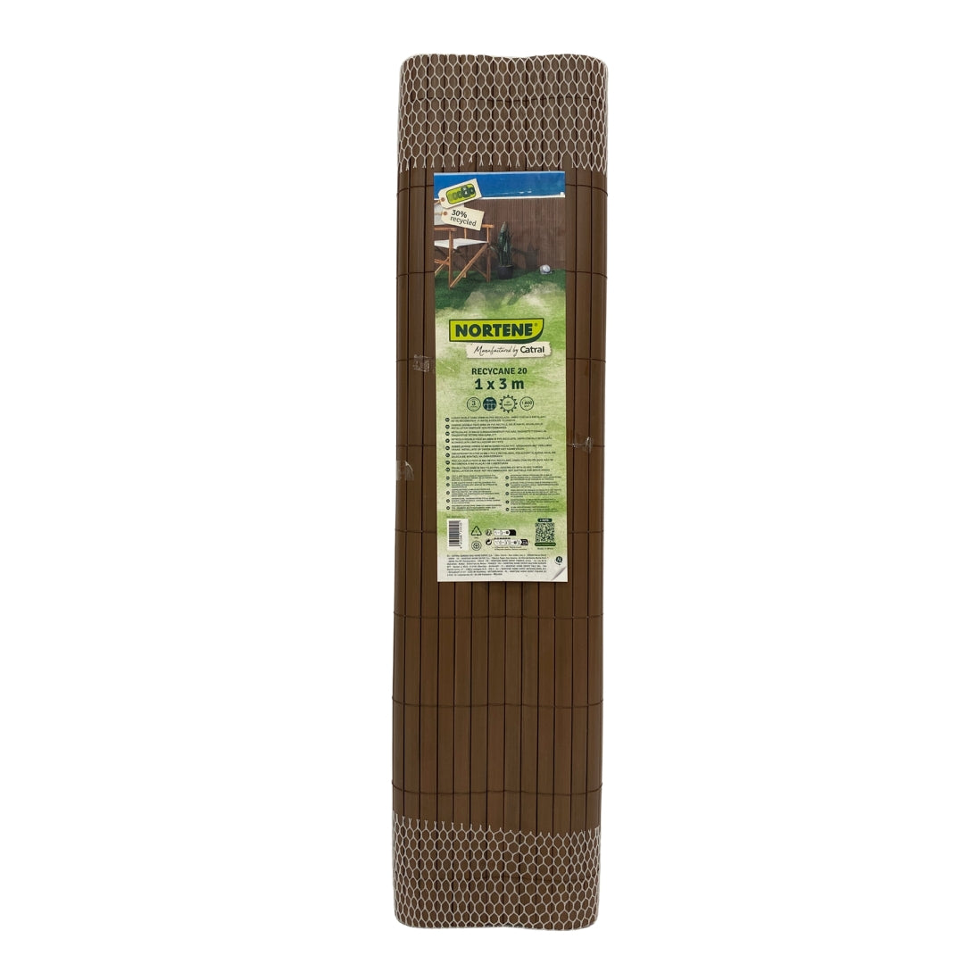 Cañizo Pvc Essential Recycane 20mm Marrón - Cerramiento Ecológico 2x3 M / Multicolor_2