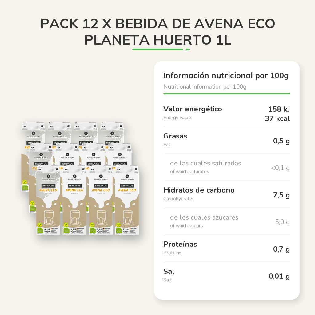 Información nutricional