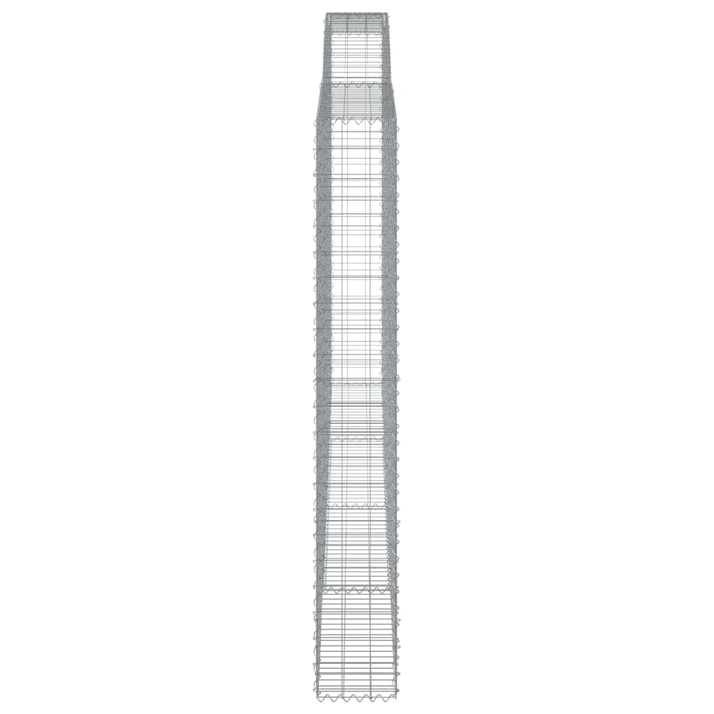 Cestas De Gaviones 3 Uds Forma De Arco Hierro 400x30x220/240 Cm_4