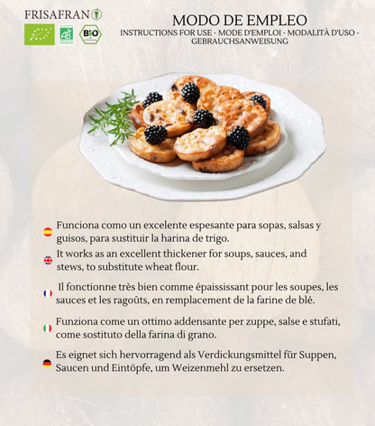 Harina De Coco En Polvo Ecológica | Calidad | Frisafran 200 G_3