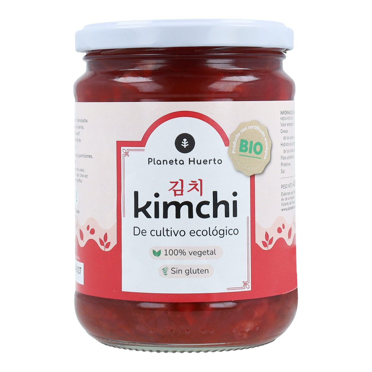 Pack 12x Kimchi ECO Planeta Huerto 420 g