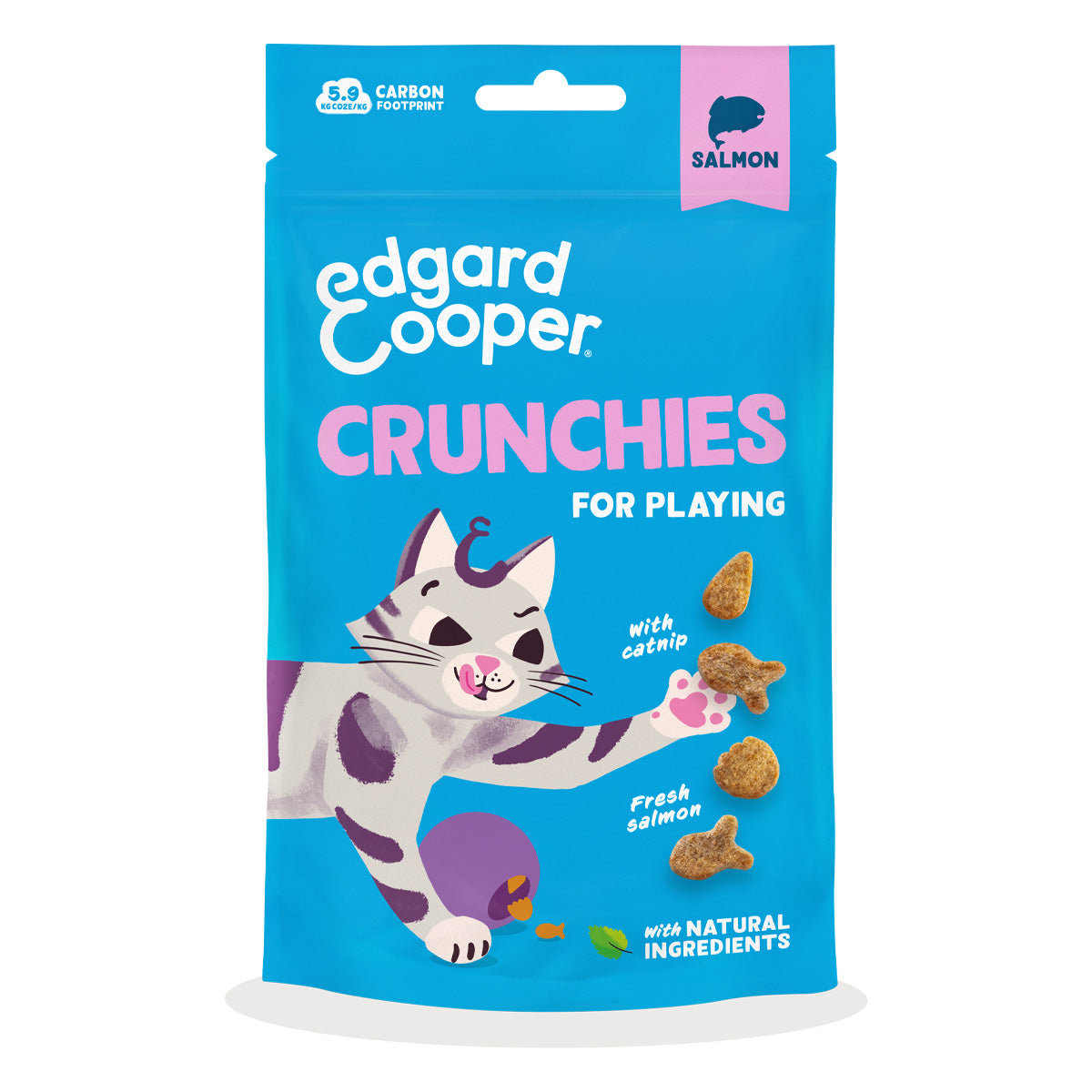 Galletitas de Salmón Premios naturales para gatos Edgard Cooper 50 g