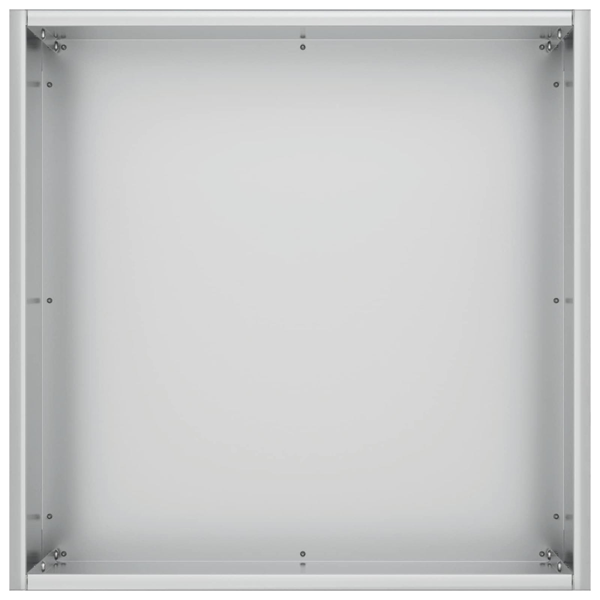 Macetero De Jardín Plateado 35 X 35 X 35 Cm Acero Galvanizado_3