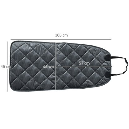 Pawhut Funda De Asiento Delantero De Coche Para Perro Antideslizante Con Ancla Y_2