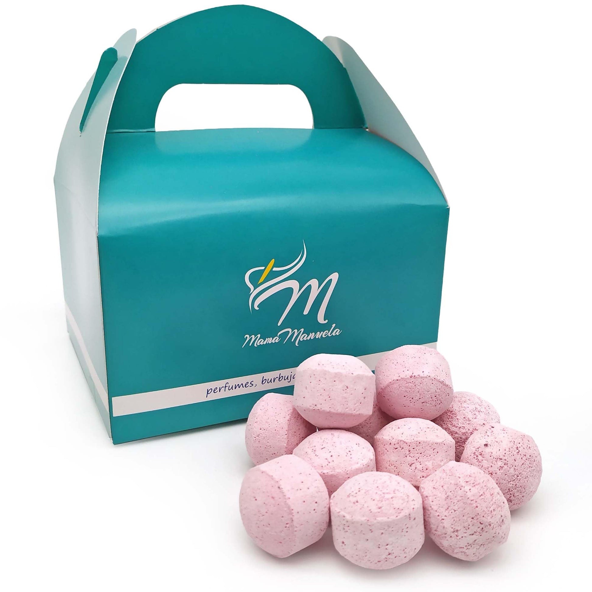 Caja 50 Mini Bombas Efervescentes Para Manicura Y Pedicura - Ablandan Durezas, Uñas Y Cutículas - Aroma Frambuesa_0