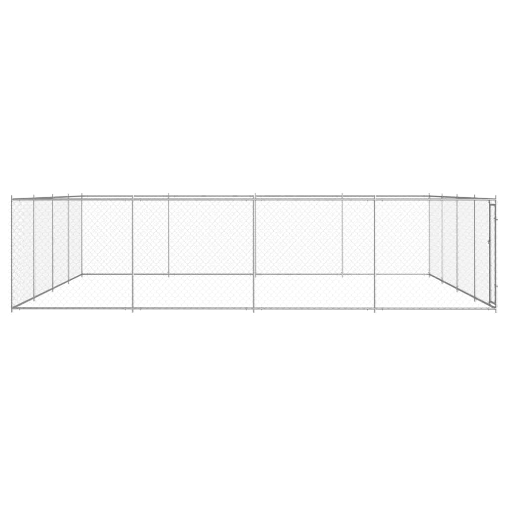 Perrera De Exterior De Acero Galvanizado 760x760x185 Cm_2