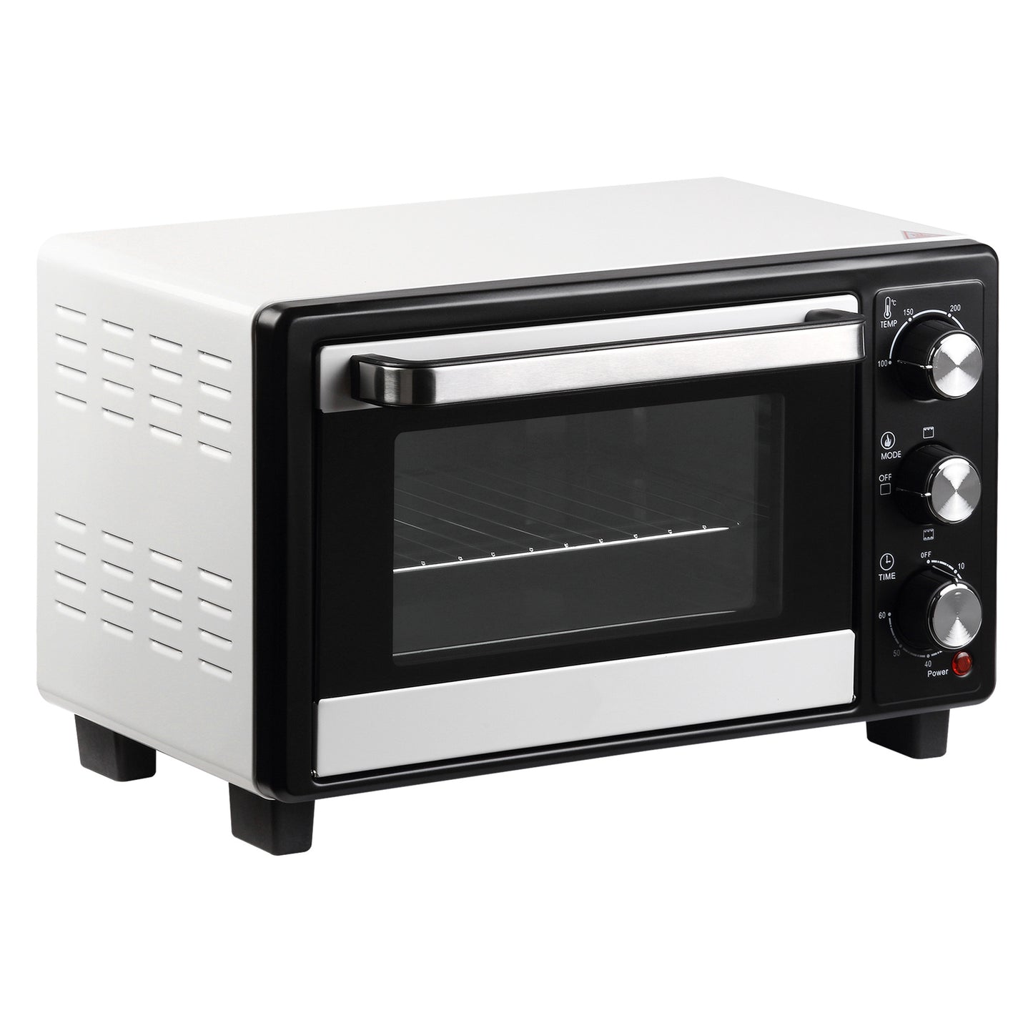 Homcom Horno Eléctrico De Sobremesa 16l 1400w Con 3 Modos De Calor Y Termostato_0