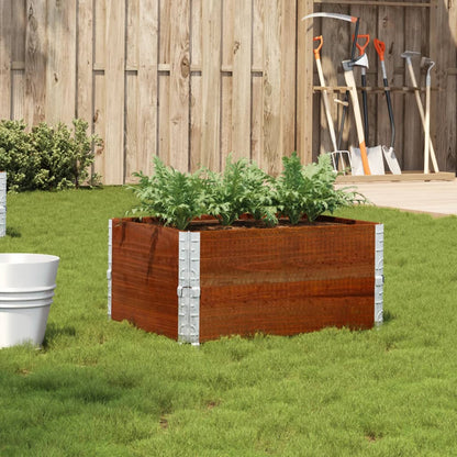 Jardinera De Madera Maciza De Pino Marrón 80x60 Cm_1