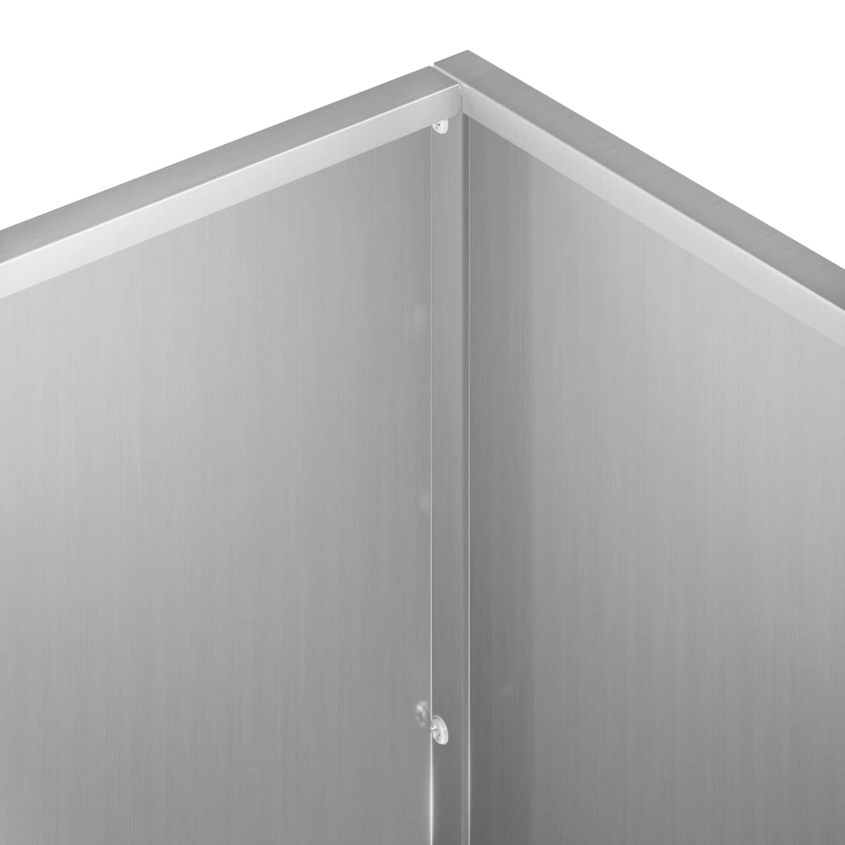 Macetero De Jardín Plateado 80 X 40 X 40 Cm Acero Galvanizado_4