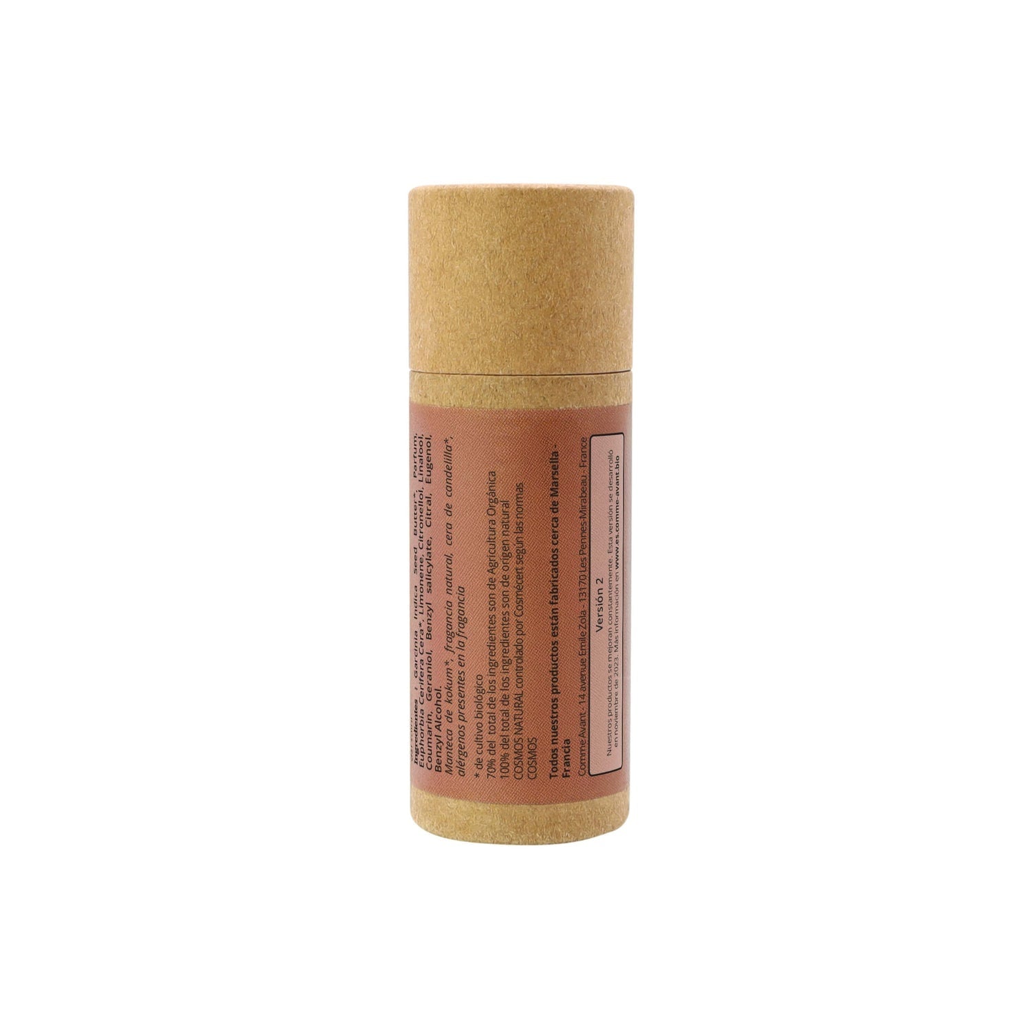 Perfume sólido amaderado y especiado con manteca de kokum Tonka y Madera de sándalo Comme Avant 20 ml
