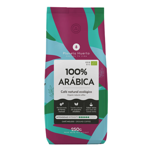 Café molido Eco 100% Arábica Planeta Huerto 250 g