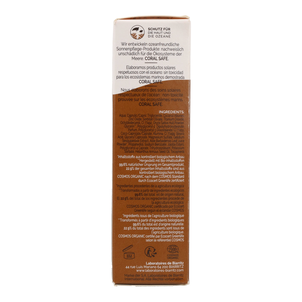 Crema facial color amber spf30 Biarritz