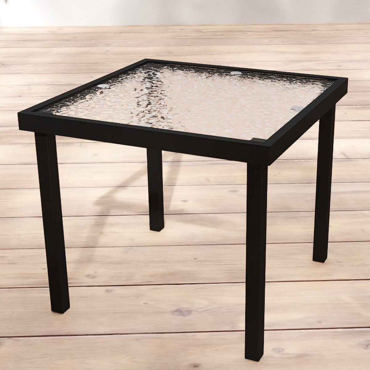 Conjunto De Bistró Outsunny Acero, Textilene Gris Claro 58x58x75 Cm_4