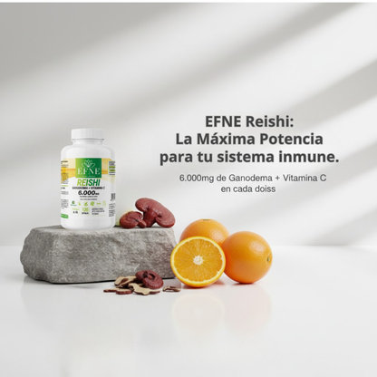 Reishi Ganoderma 6.000mg + Vitamina C Efne: Refuerza Inmunidad Y Controla El Estrés_5