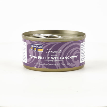 Fish4cats Filete Para Gato – Atún Con Anchoas 70 G (pack De 10)_3