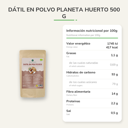 Información nutricional