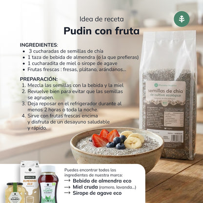 Pack 2x Semilla de chía ECO Planeta Huerto 500 g
