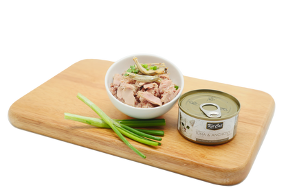Kit Cat Lata Toppers - Atún &amp; Anchoas 80 g Comida húmeda para gatos