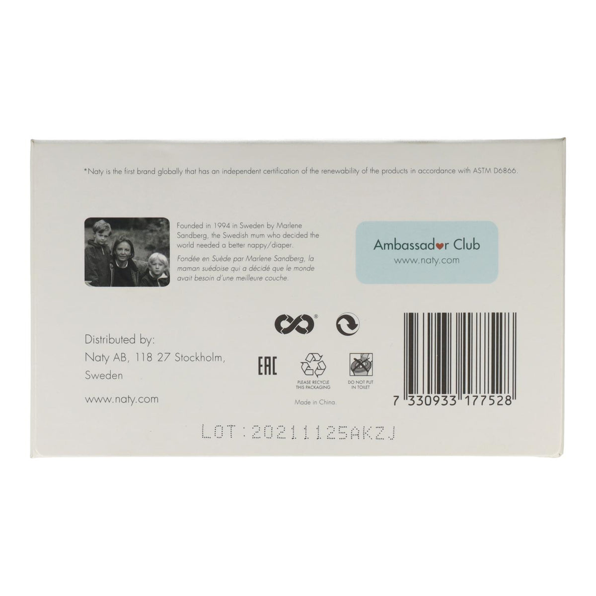 Almohadillas de lactancia Naty 30 unidades