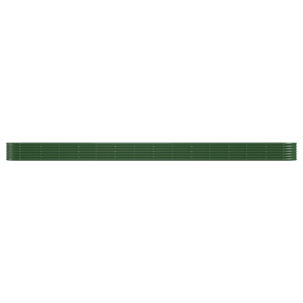 Jardinera Arriate Acero Galvanizado Verde 620x80x36 Cm_2