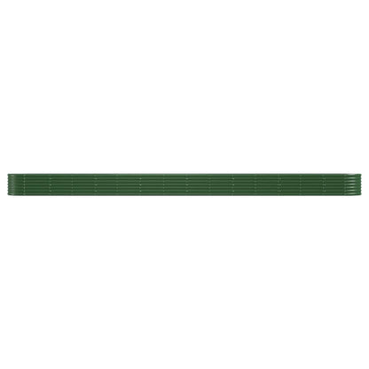 Jardinera Arriate Acero Galvanizado Verde 620x80x36 Cm_2