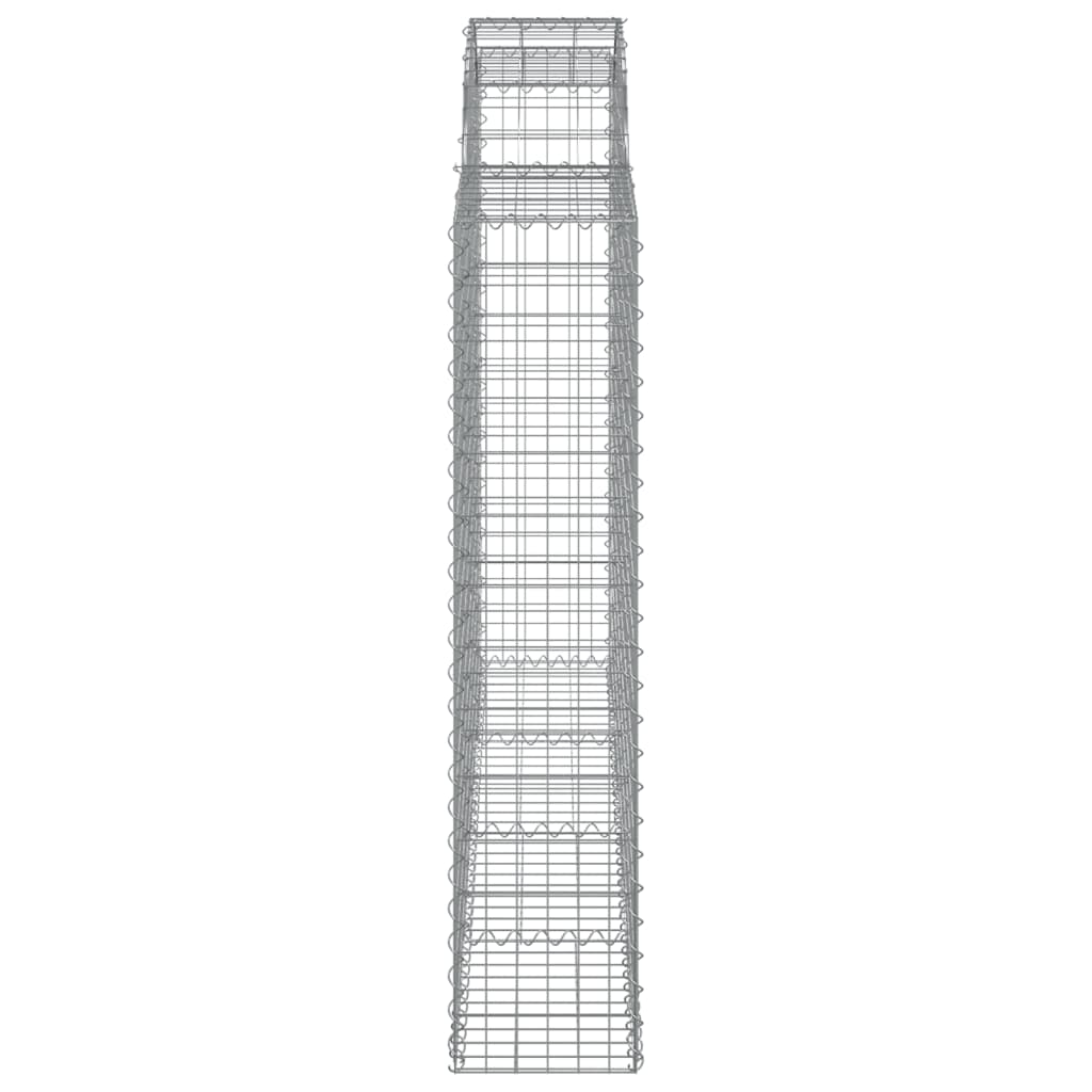 Cestas Gaviones 10 Uds Forma De Arco Hierro 200x30x140/160 Cm_4