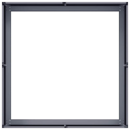 Jardinera Acero Gris Antracita 80x80x30 Cm_3