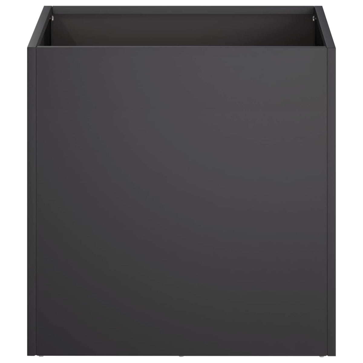 Macetero De Jardín 2 Uds. Negro 35 X 35 X 35 Cm_3
