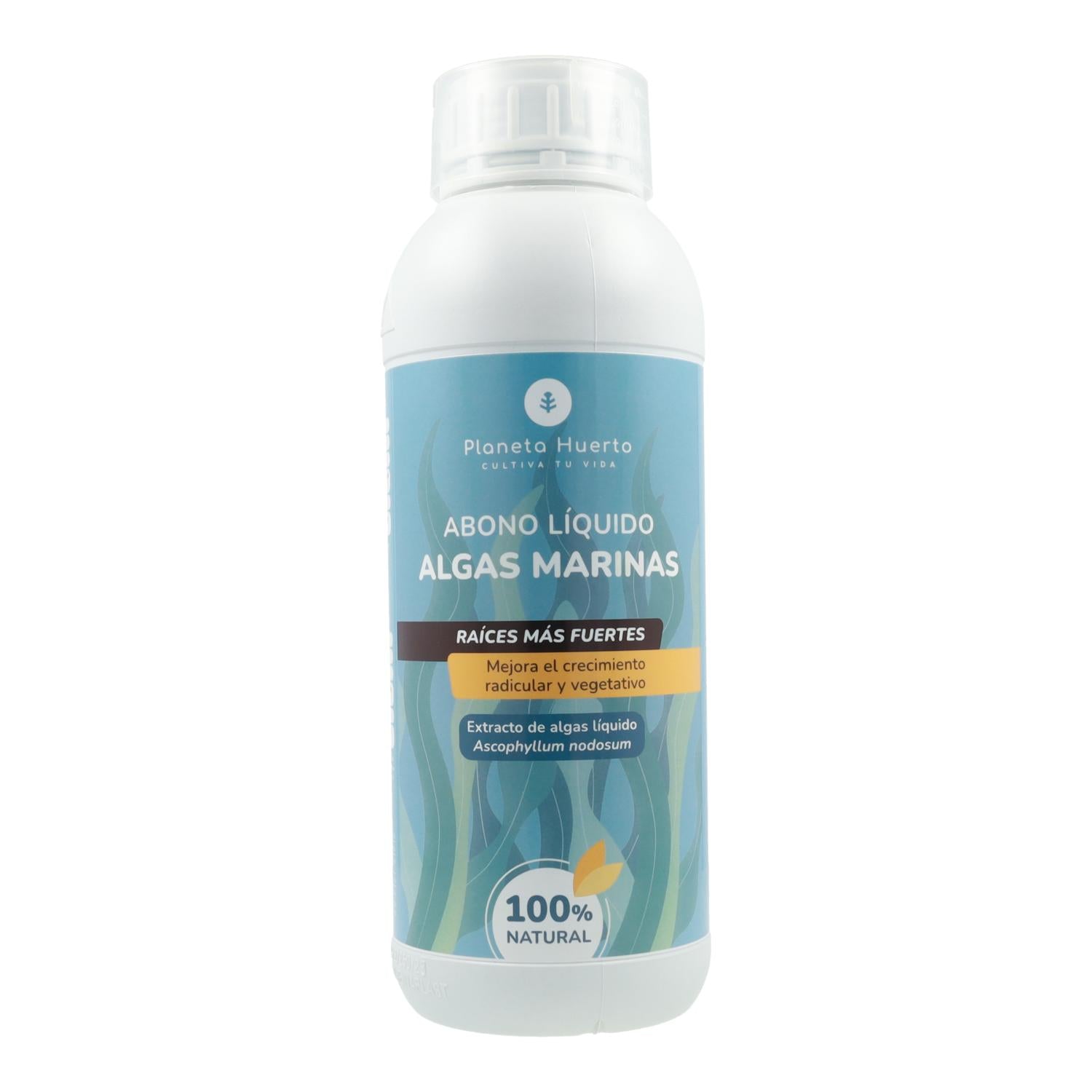 Fertilizante Líquido de Algas Marinas Concentrado Planeta Huerto 1 l
