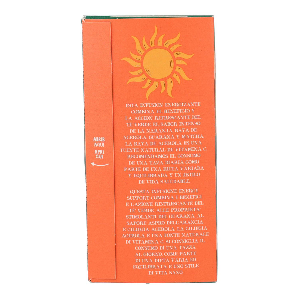 Té Verde Energizante Bio Cupper 20 bolsitas