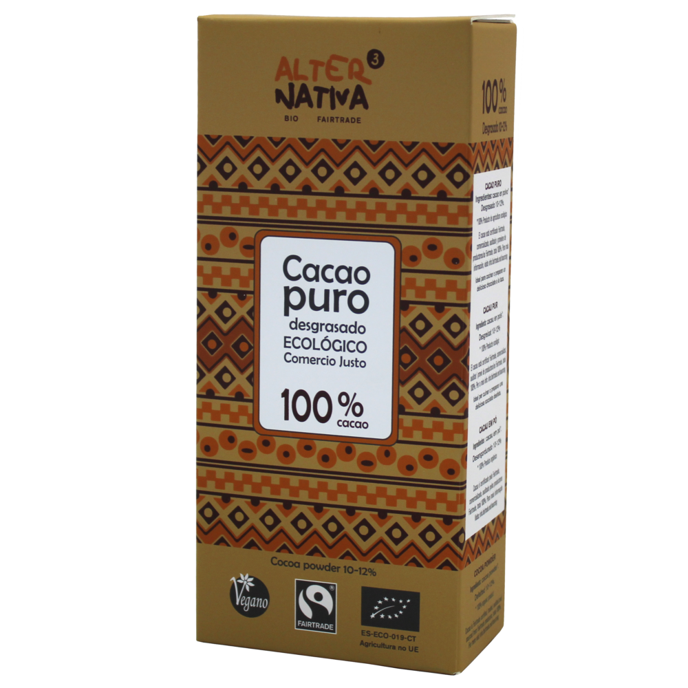 Cacao Puro Desgrasado BIO Alternativa3 en polvo 150g