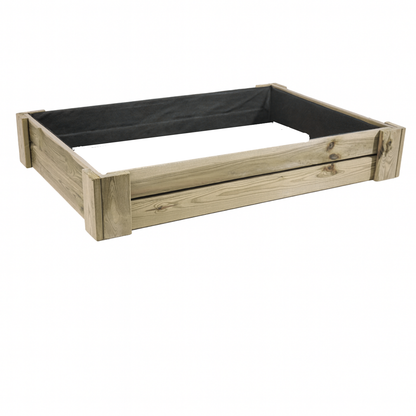 Cajón De Cultivo Kaira. Altura De 20 Cm. Sin Base. Vidahuerto 120x100x20 Cm._0
