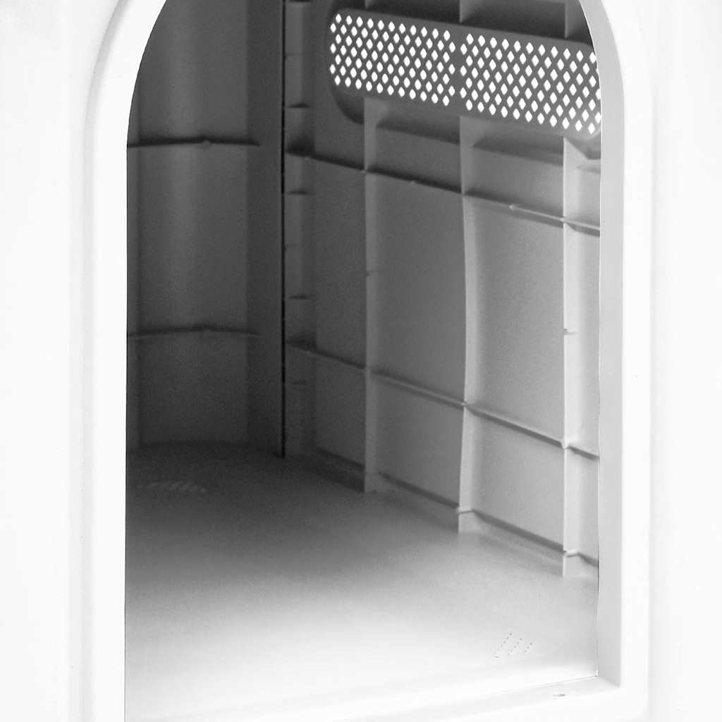 Casa Para Perro Gris 59x75x66 Cm Polipropileno_4
