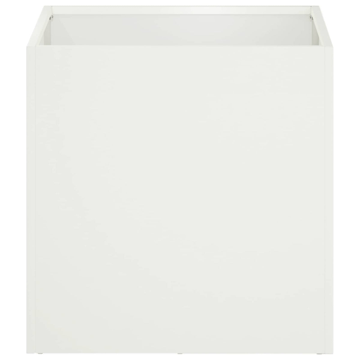 Macetero De Jardín 2 Uds. Blanco 20 X 20 X 20 Cm_3