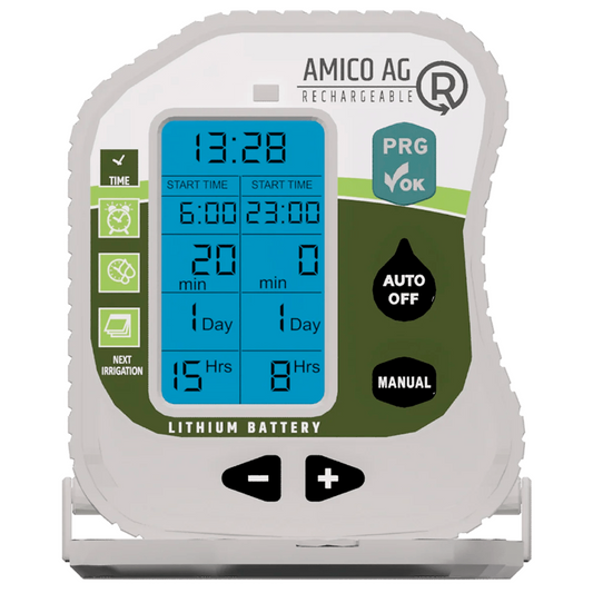Programador De Riego A Pilas Rain Amico Ag R. Adecuado Para Pequeños Huertos E Invernaderos - 4 Zonas_0